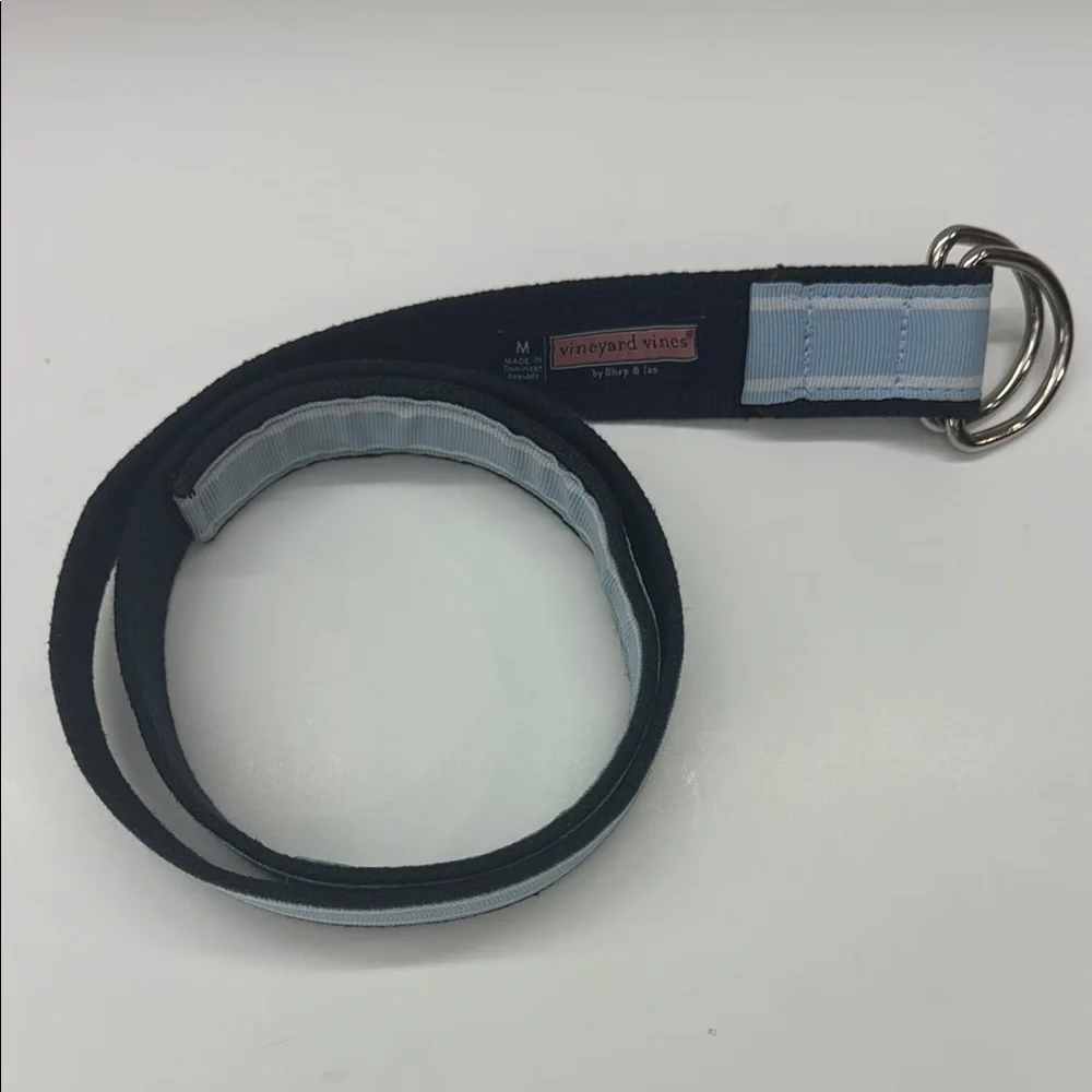Vineyard Vines Blue and Navy Whale Belt